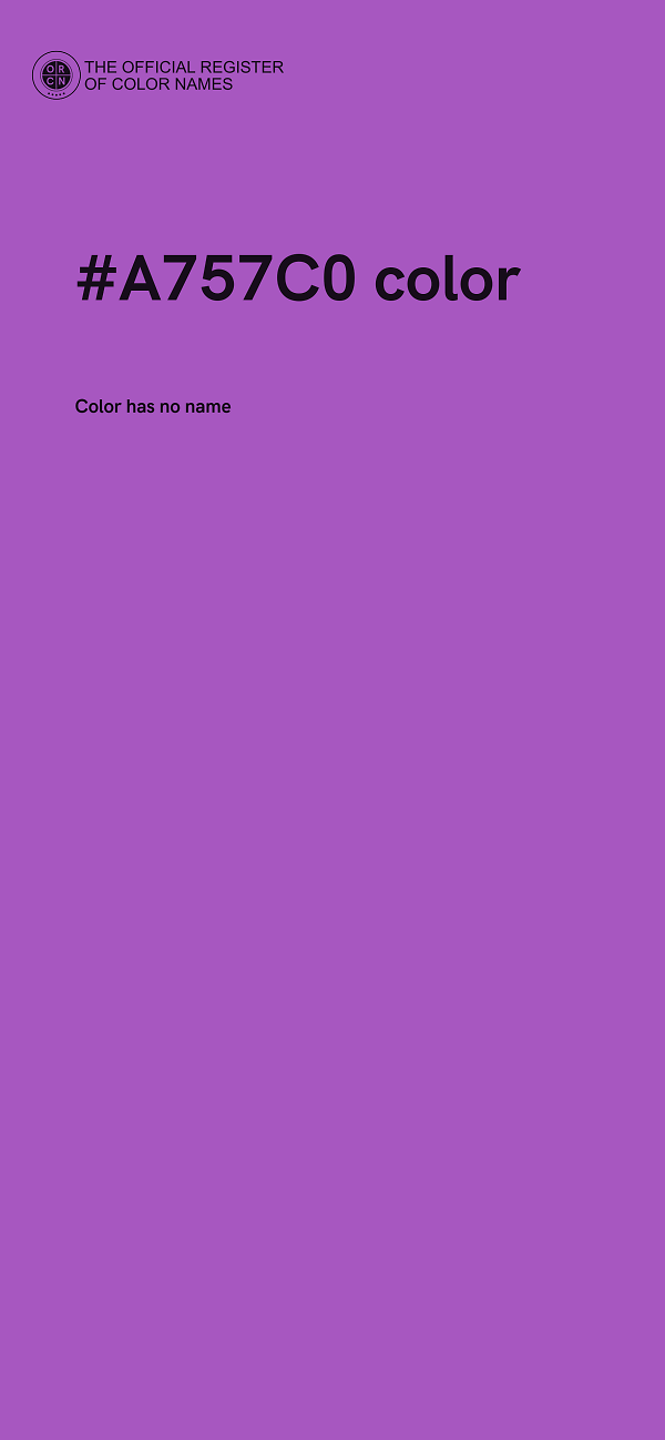 #A757C0 color image