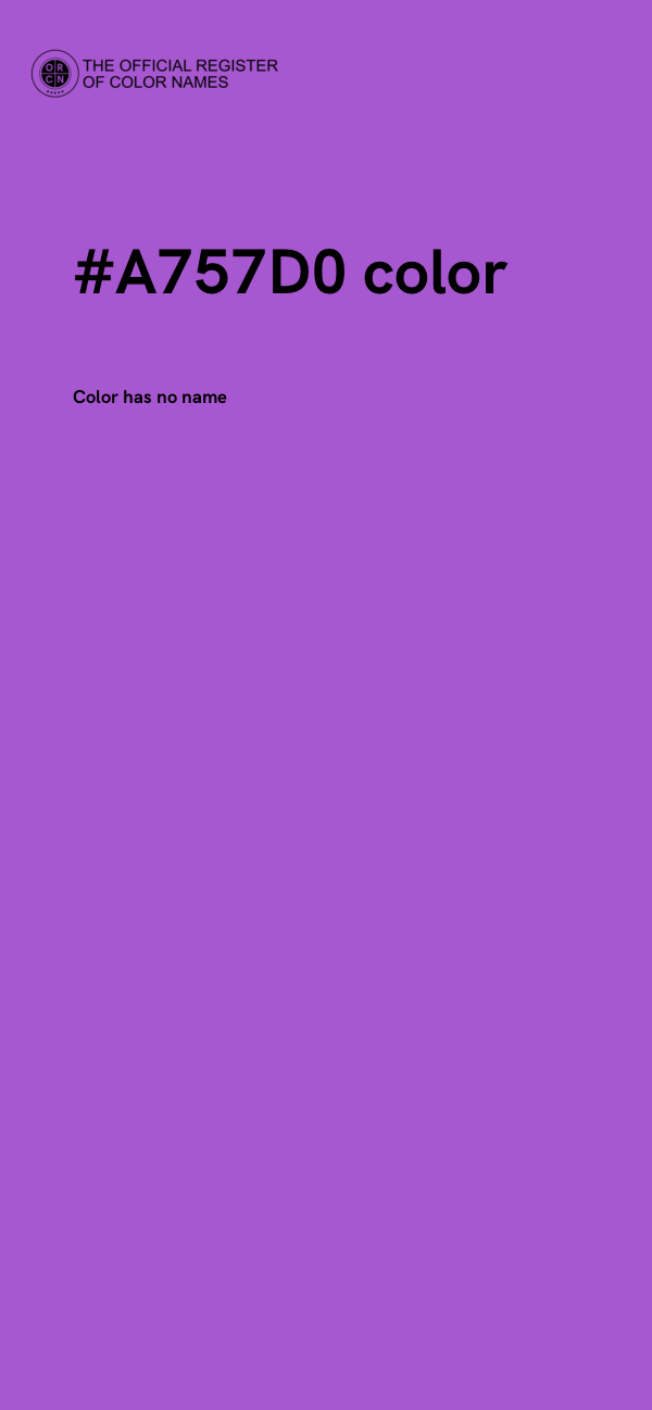#A757D0 color image
