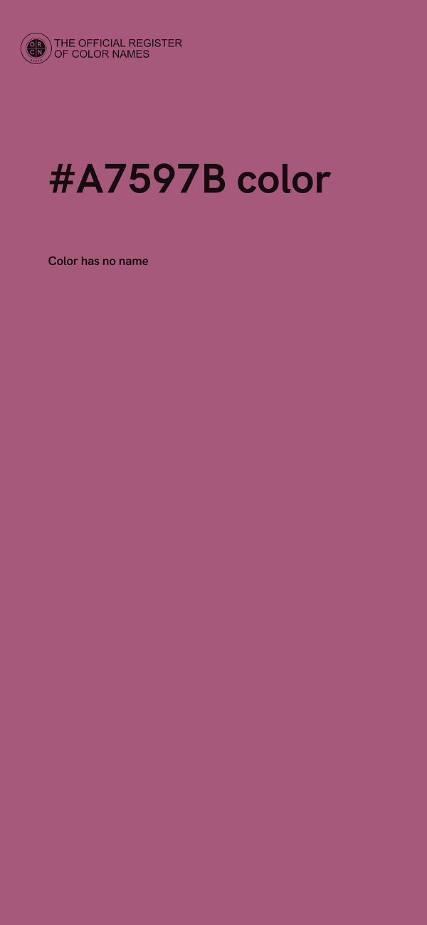 #A7597B color image