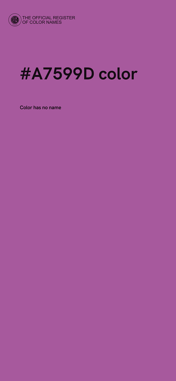 #A7599D color image
