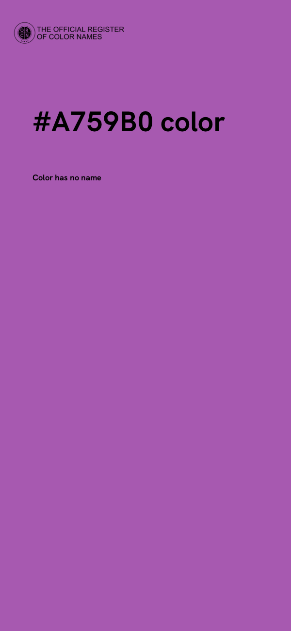 #A759B0 color image