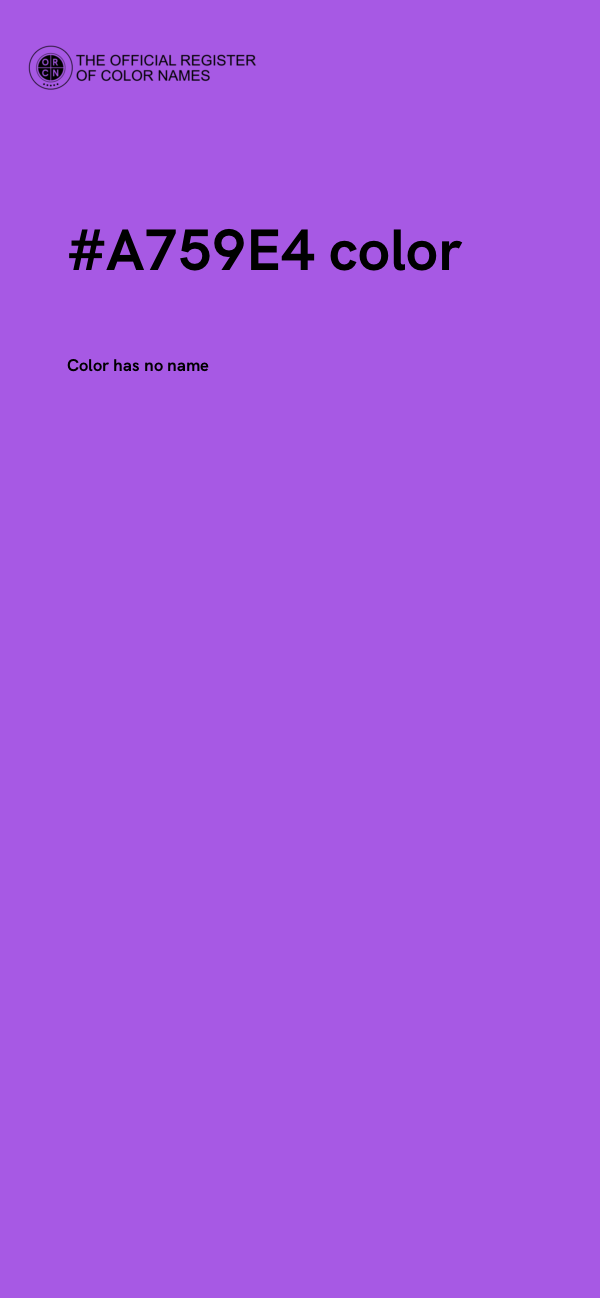 #A759E4 color image