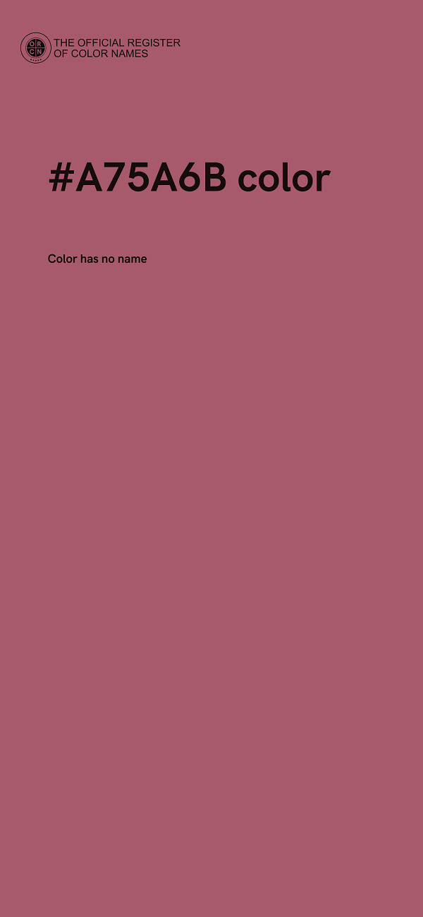 #A75A6B color image