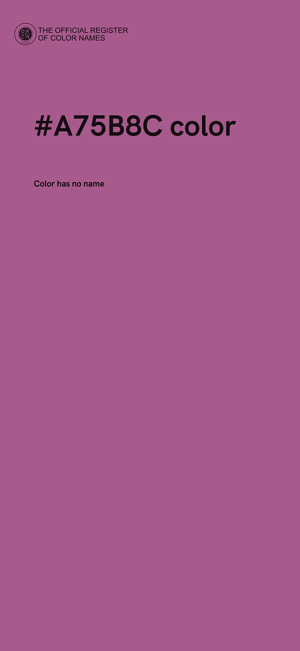 #A75B8C color image