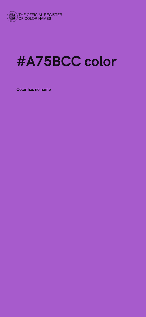 #A75BCC color image