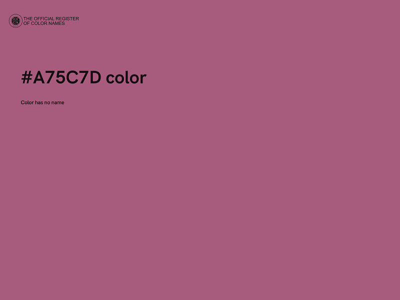 #A75C7D color image
