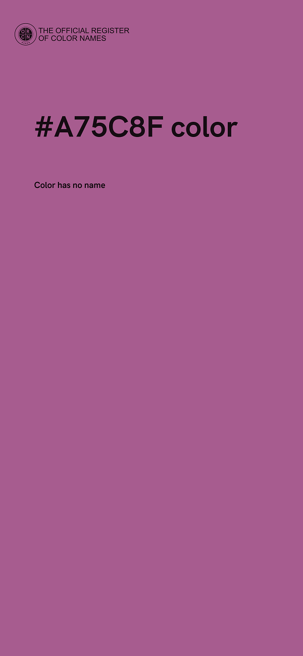 #A75C8F color image