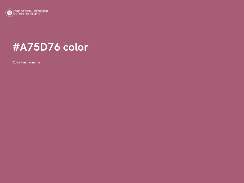 #A75D76 color image