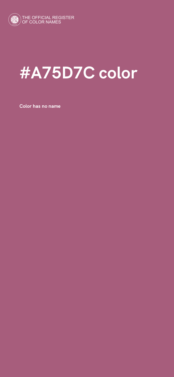 #A75D7C color image