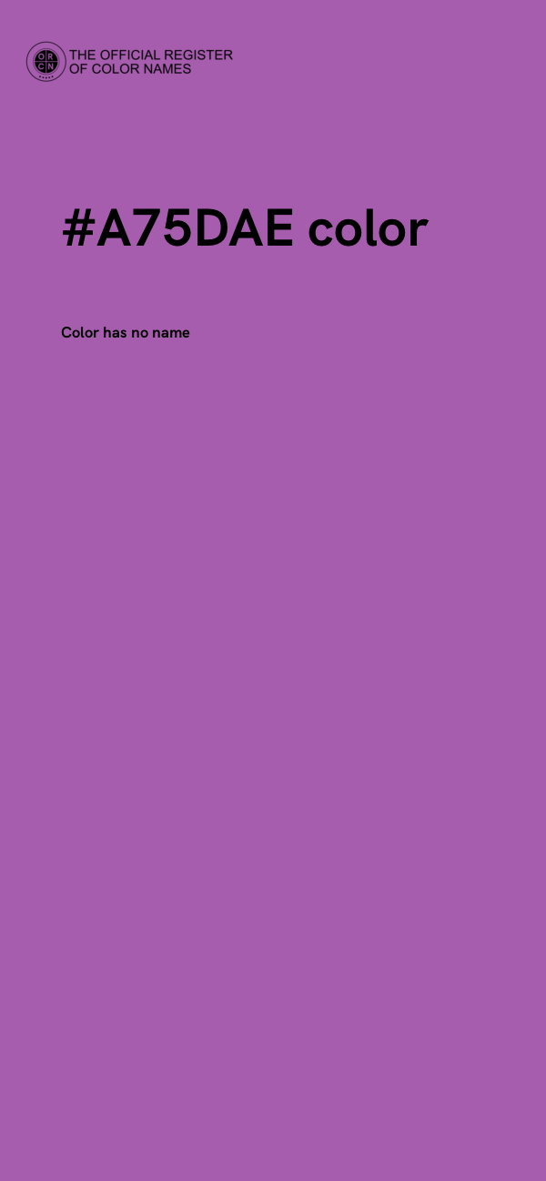 #A75DAE color image