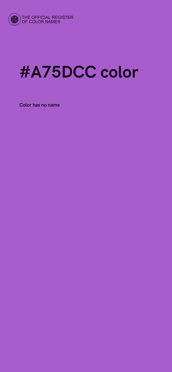 #A75DCC color image