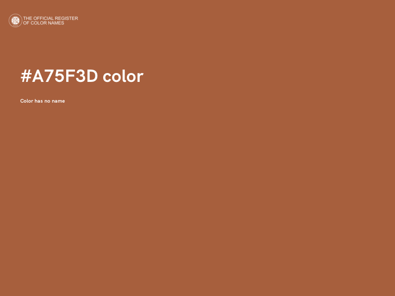 #A75F3D color image