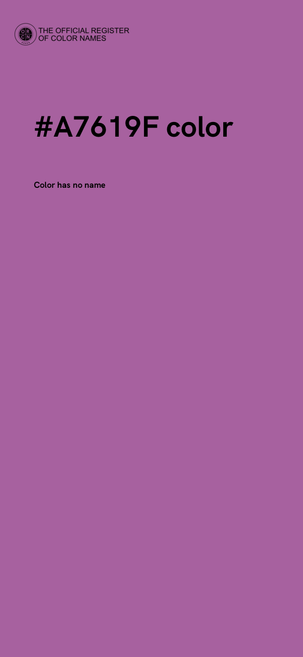 #A7619F color image