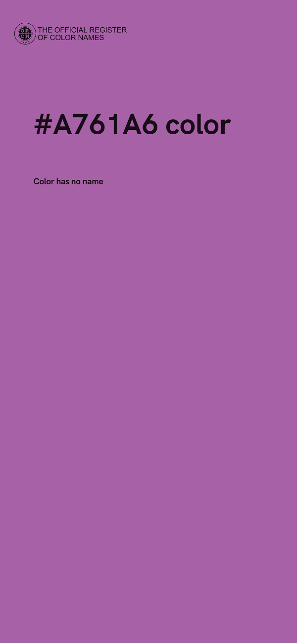 #A761A6 color image