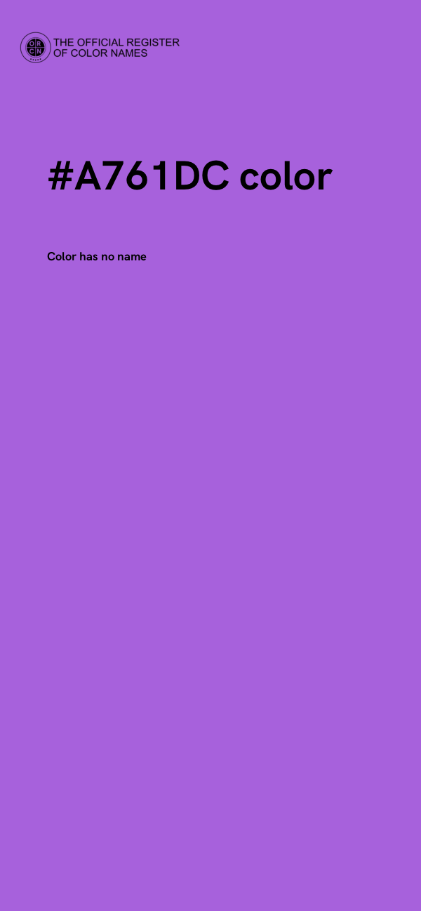 #A761DC color image