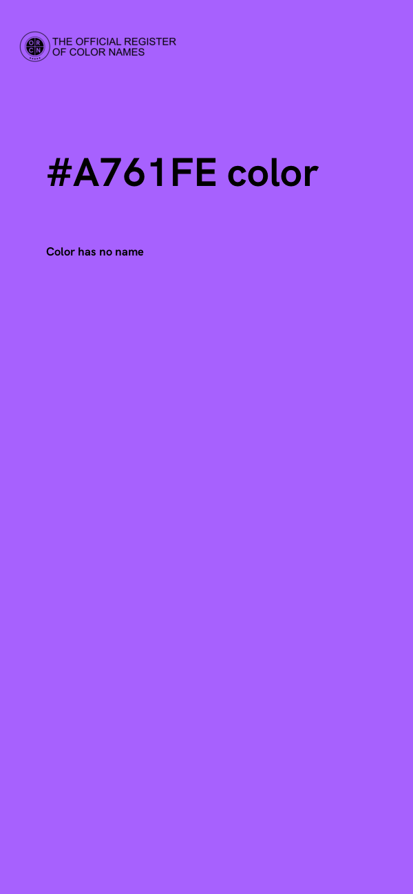 #A761FE color image
