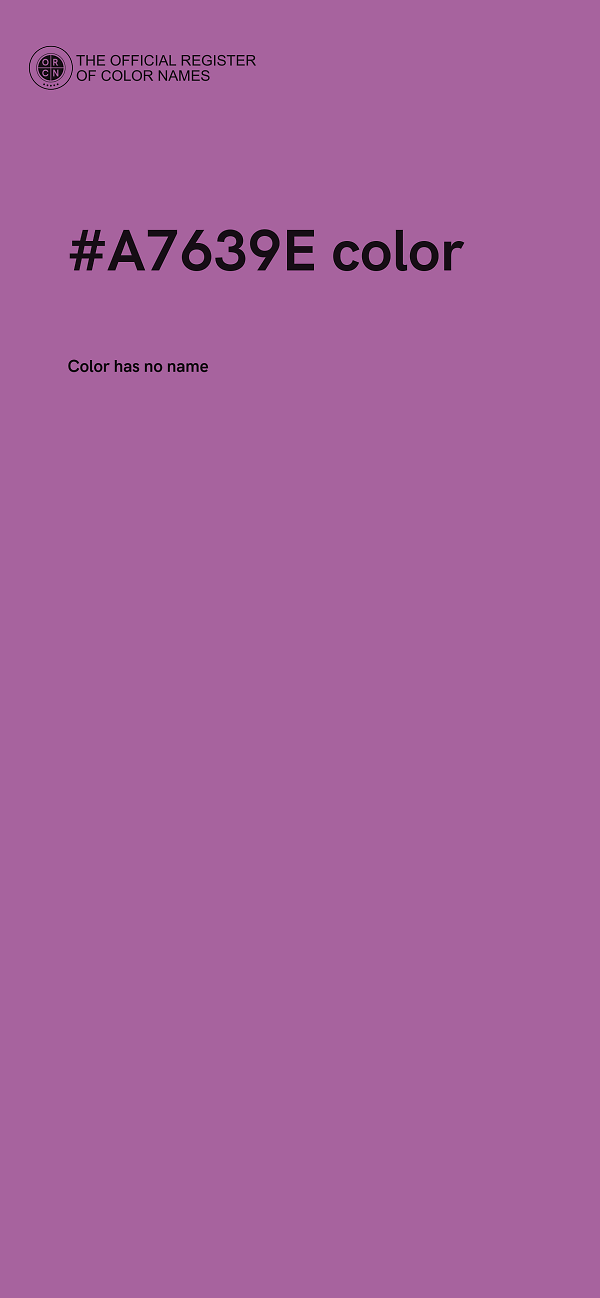 #A7639E color image