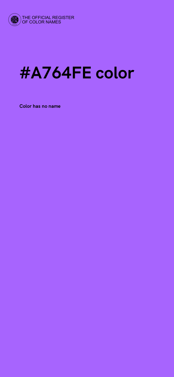 #A764FE color image