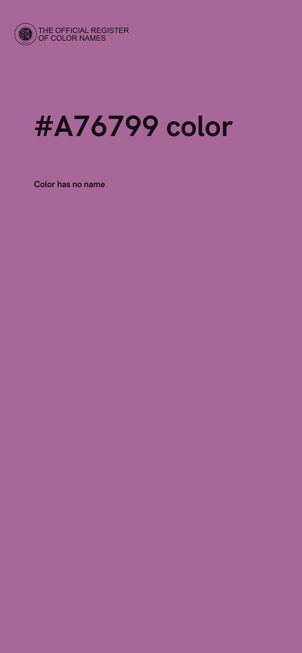 #A76799 color image