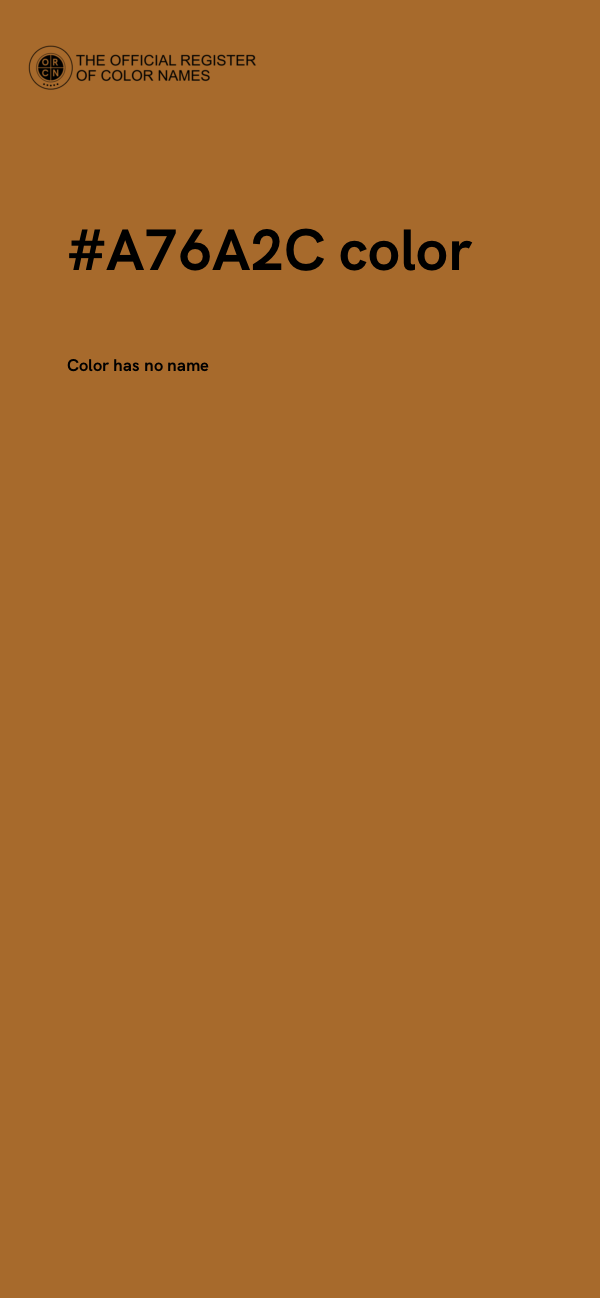 #A76A2C color image