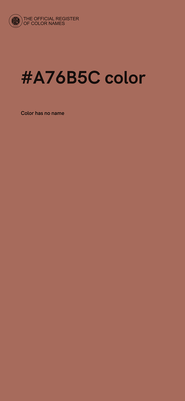 #A76B5C color image