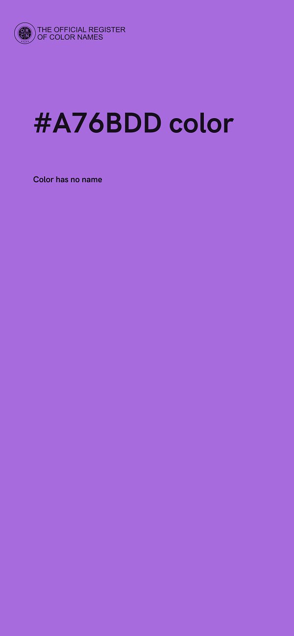 #A76BDD color image