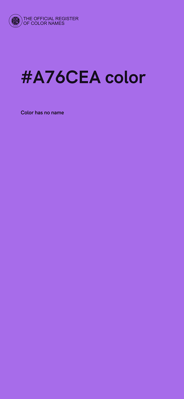 #A76CEA color image