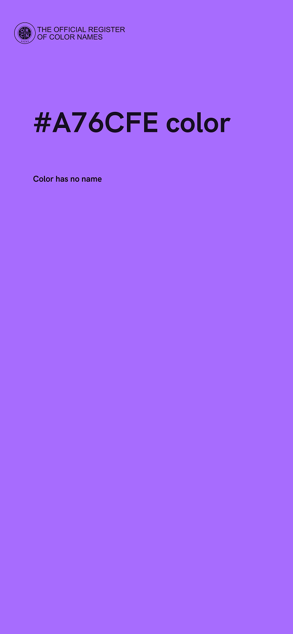 #A76CFE color image