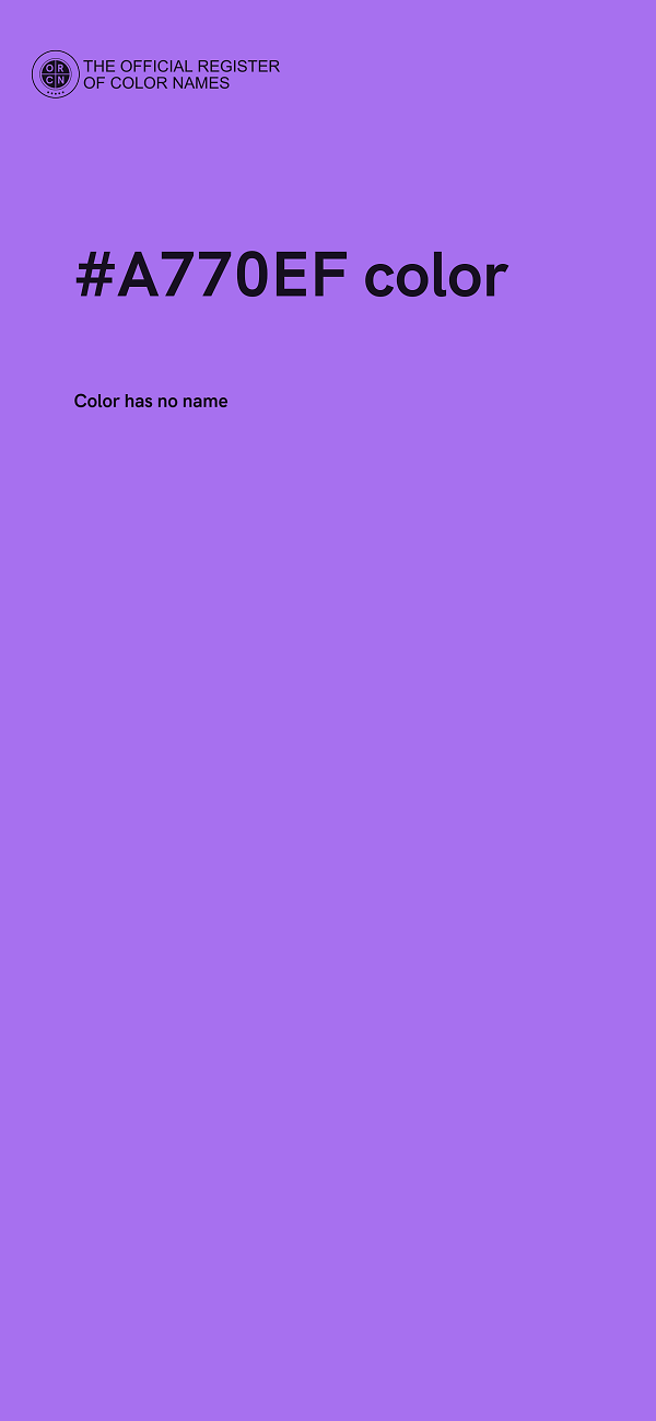 #A770EF color image