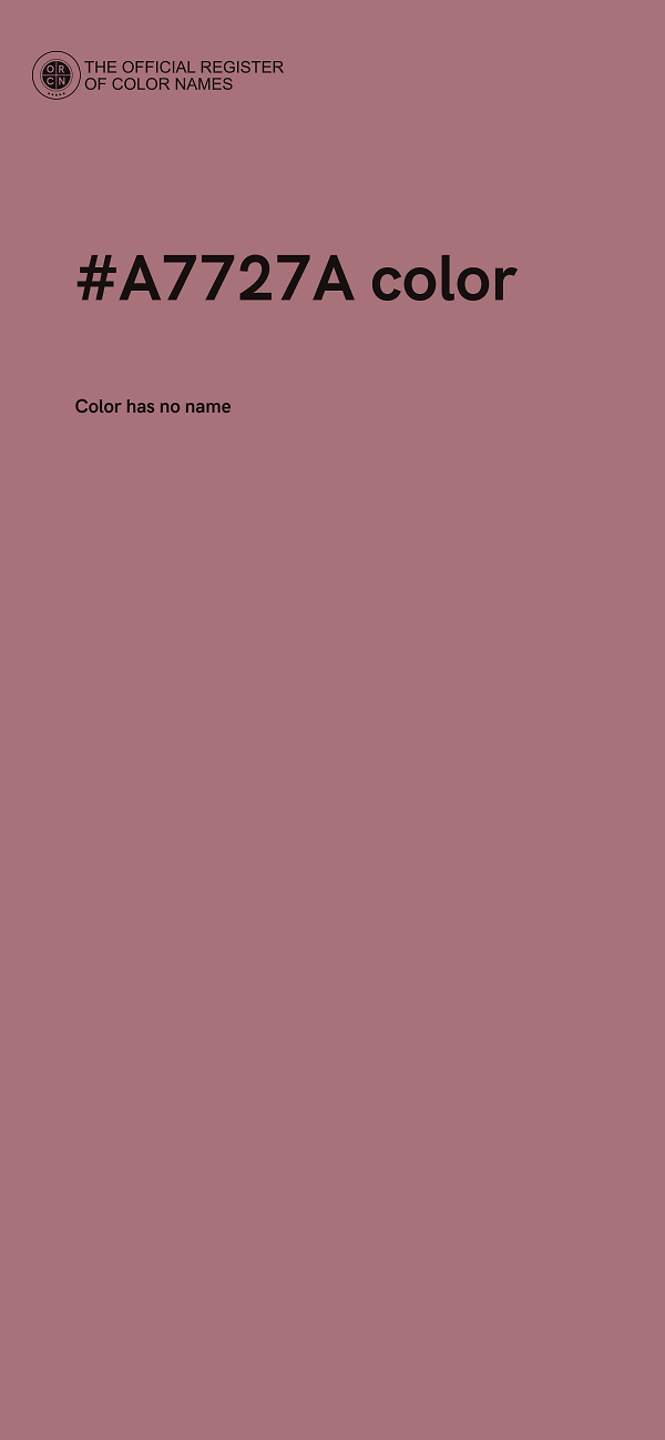 #A7727A color image