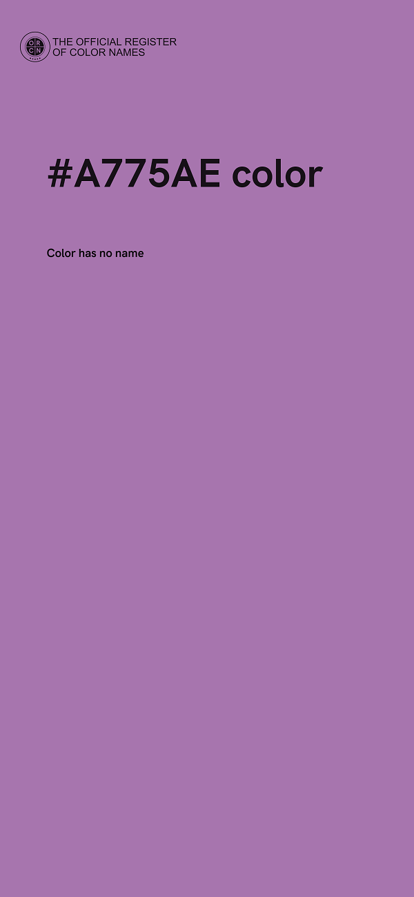 #A775AE color image