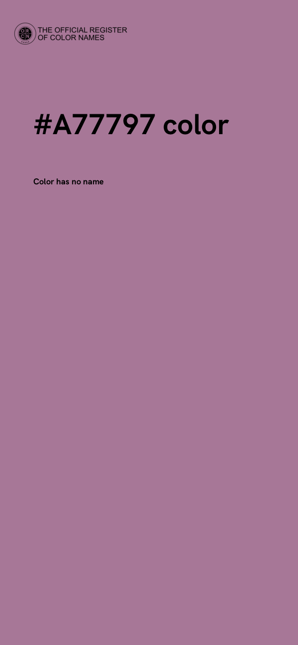 #A77797 color image