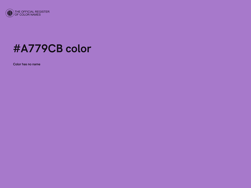 #A779CB color image