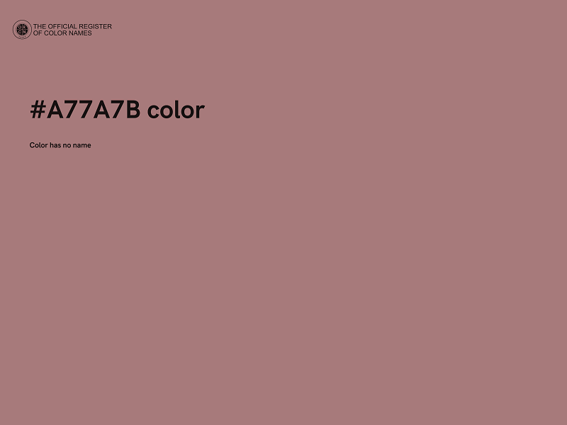 #A77A7B color image