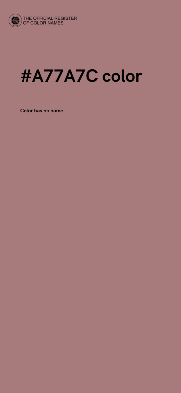 #A77A7C color image