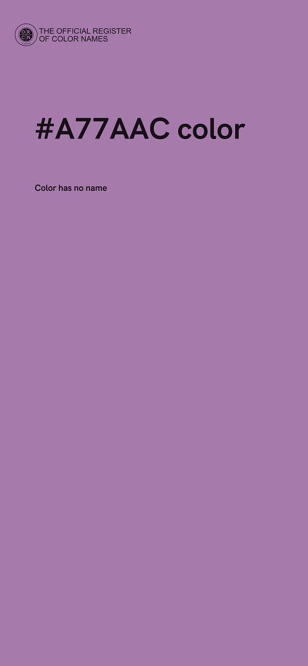 #A77AAC color image