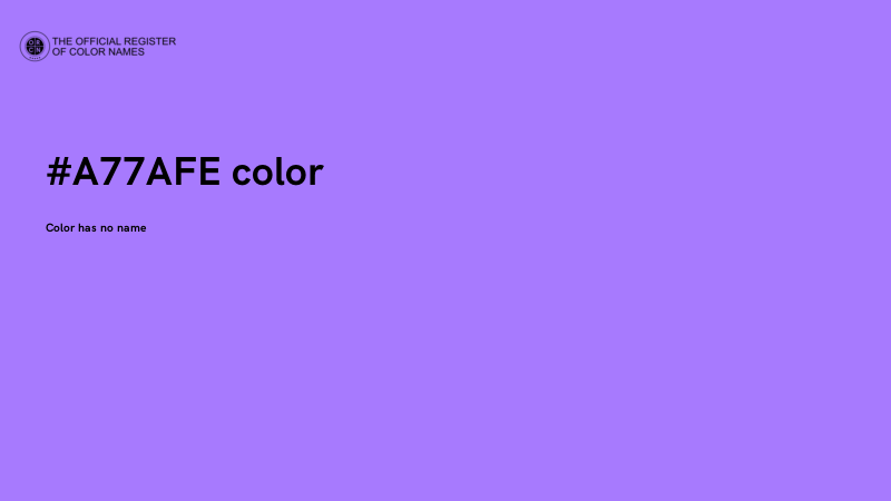 #A77AFE color image