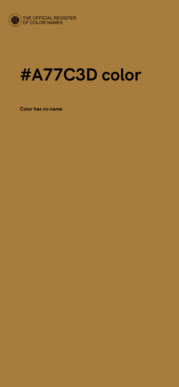 #A77C3D color image
