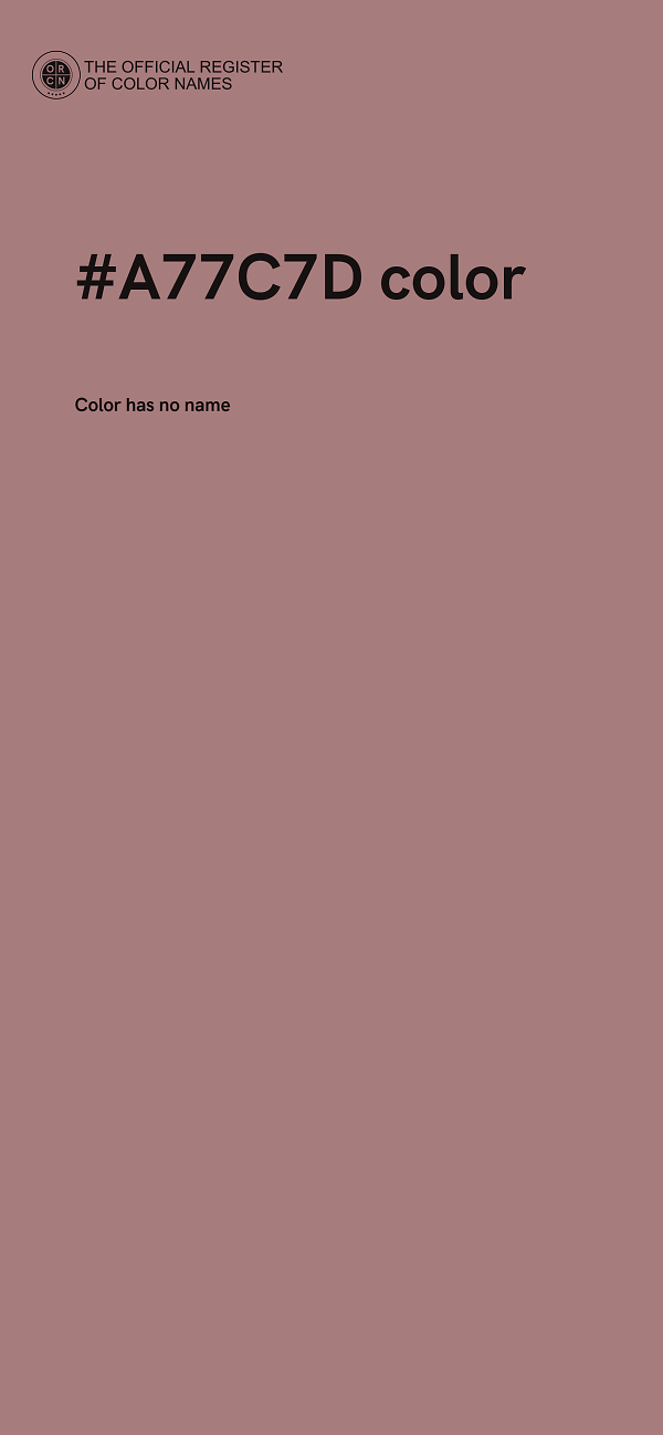 #A77C7D color image