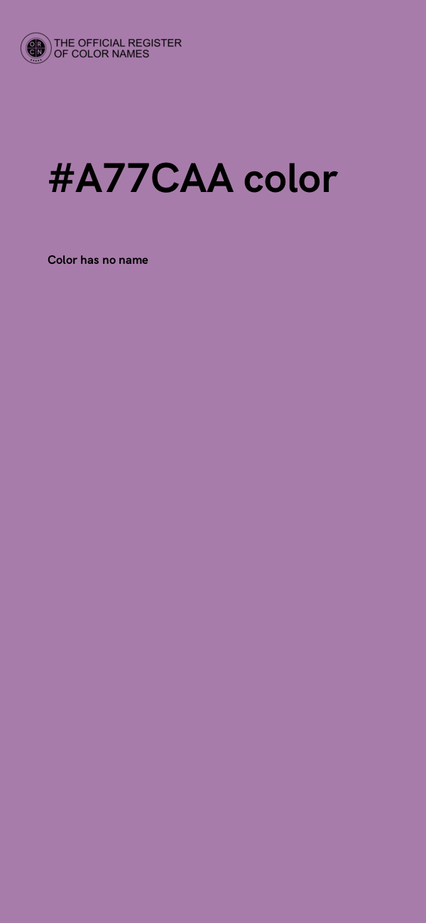 #A77CAA color image