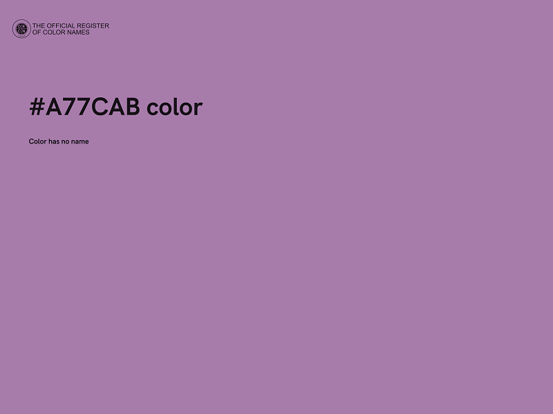 #A77CAB color image