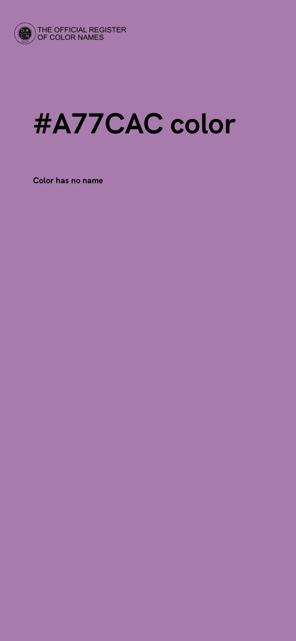 #A77CAC color image