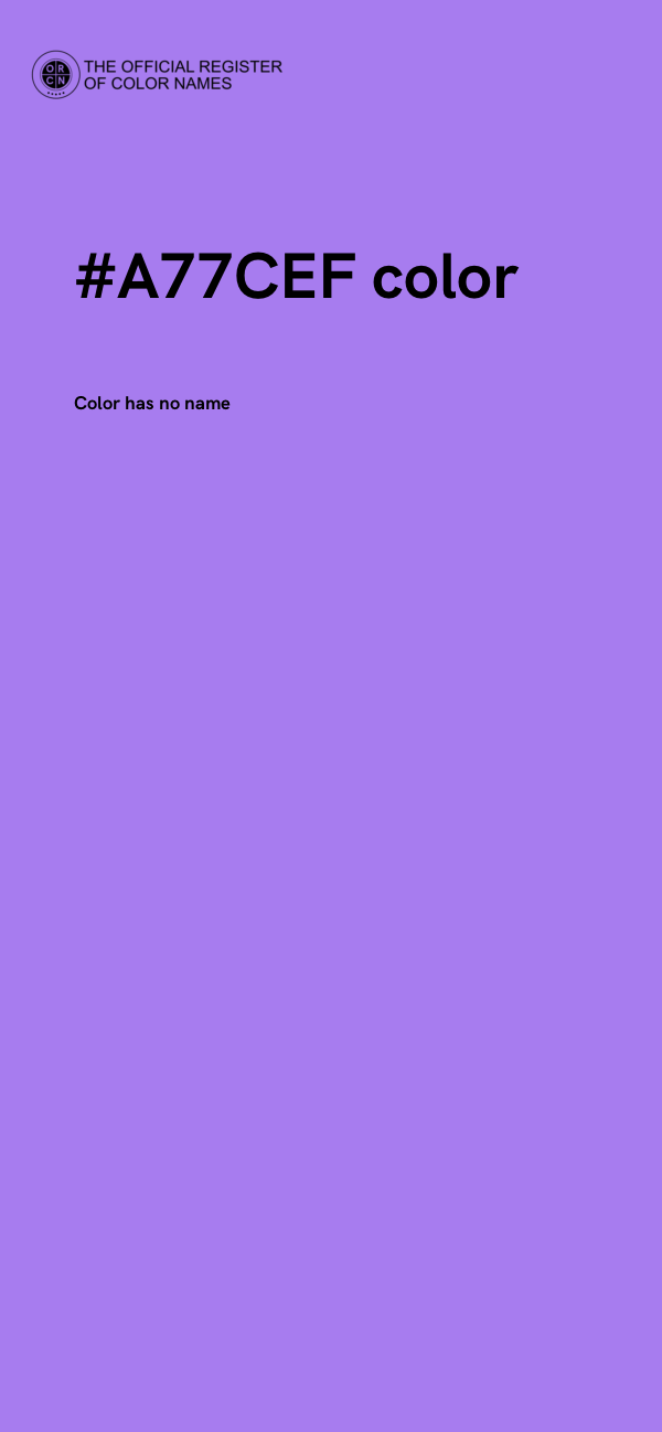 #A77CEF color image