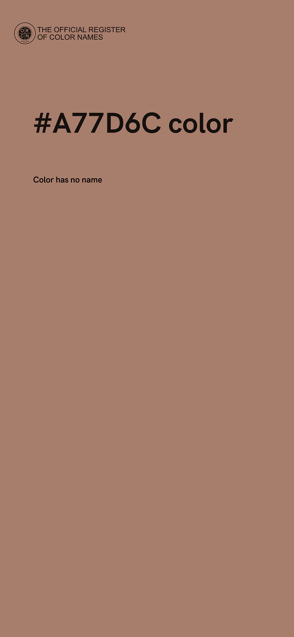 #A77D6C color image