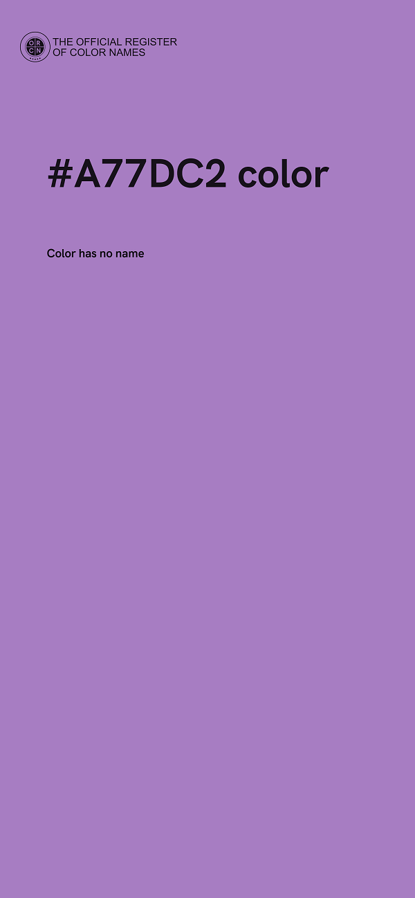 #A77DC2 color image