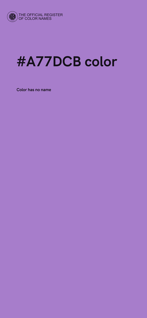 #A77DCB color image