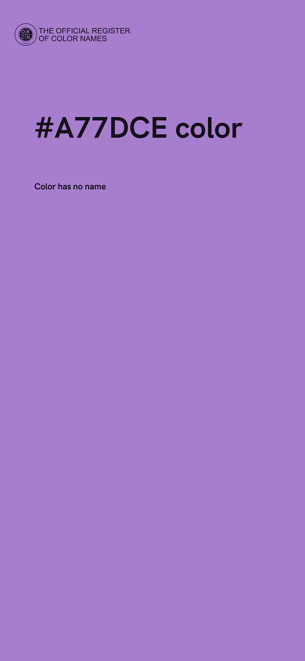 #A77DCE color image