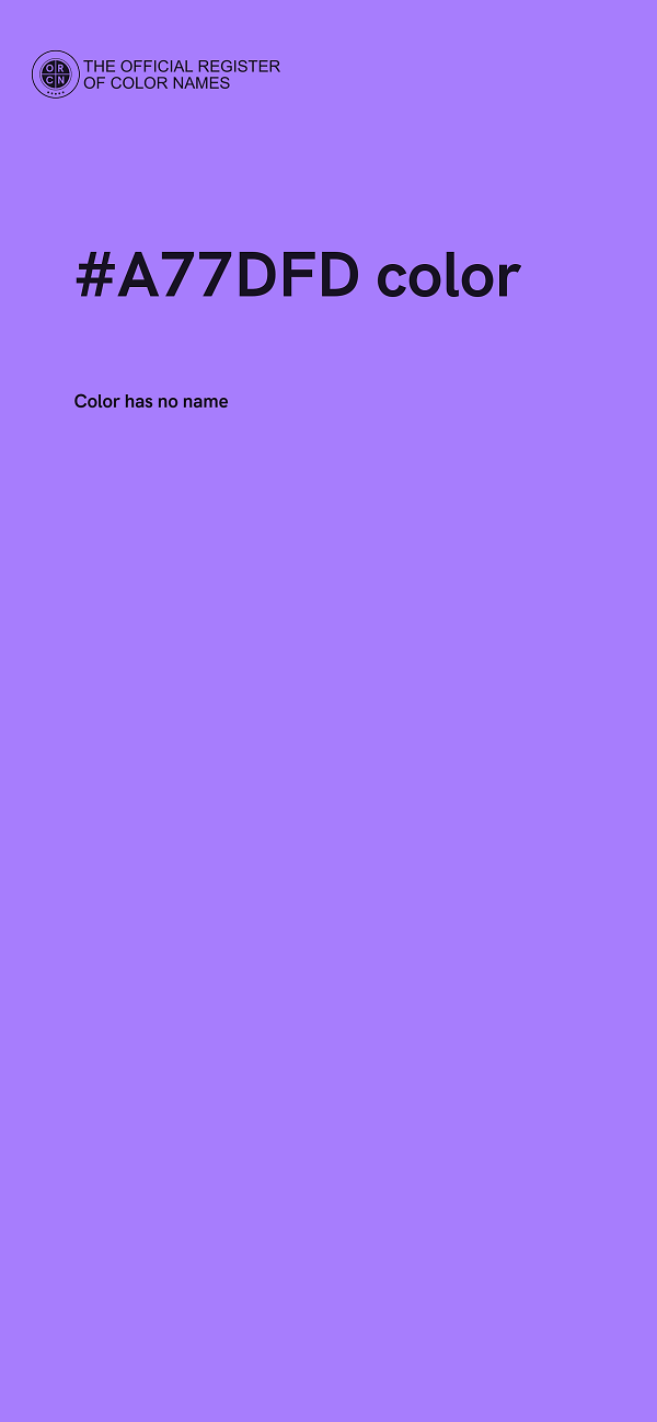 #A77DFD color image