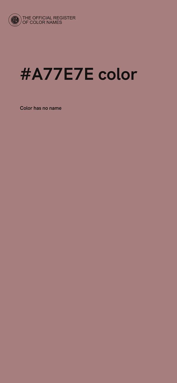#A77E7E color image