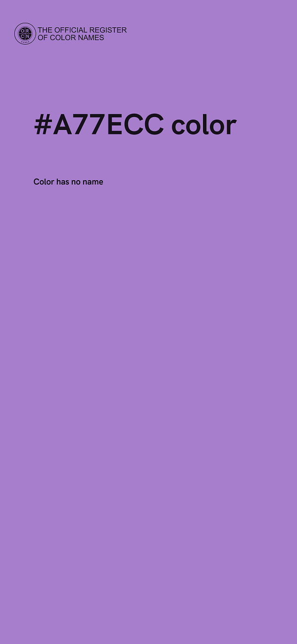 #A77ECC color image